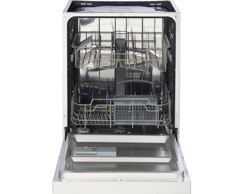 Innenansicht eines Geschirrspülers mit Geschirrkörben