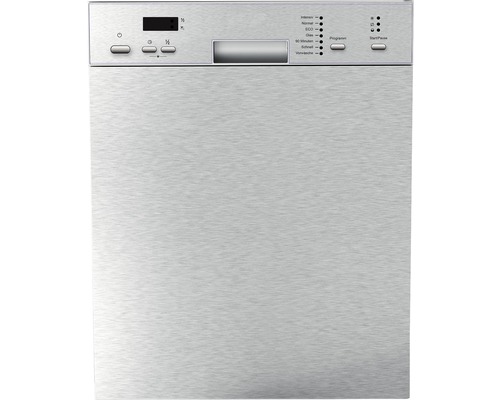 Geschirrspüler aus Edelstahl mit Bedienfeld
