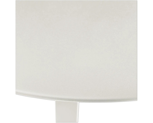 Detailansicht einer Tischplatte mit Tischbein