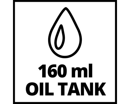 Symbol für 160 ml Öltank