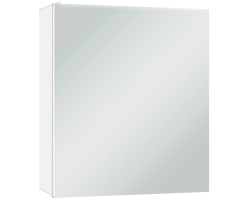 Spiegelschrank DSK Silver Skyline 60 x 13,1 x 70 cm alufarben 1-türig LED IP 44 Spiegelschrank für Badezimmer
