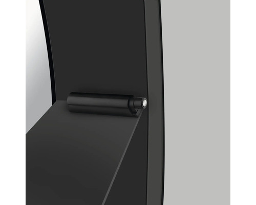 Detailansicht eines Regals mit Halterung