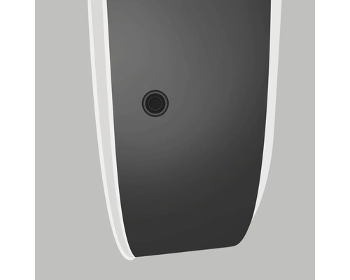 Detailansicht eines elektronischen Geräts mit runder Taste