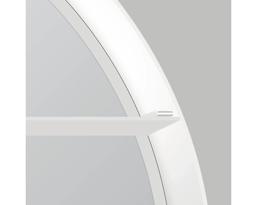 Wandregal mit runder Form und Ablage