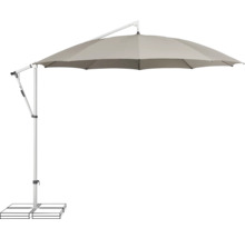 Freiarm-Sonnenschirm mit Sockel für den Garten oder die Terrasse