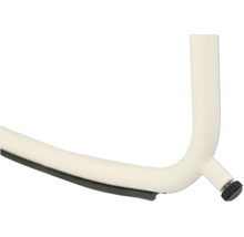 Garten-Schaukelstuhl Brody 68 x 91 x 97 cm Stahl beige
