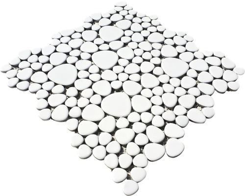 Mosaikfliese mit Kieseloptik