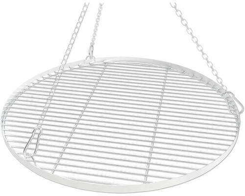Runder Grillrost mit Kettenaufhängung für Grillgeräte