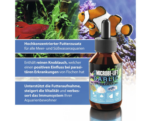 Microbe-Lift Garlic Futterzusatz für Meer- und Süßwasseraquarien