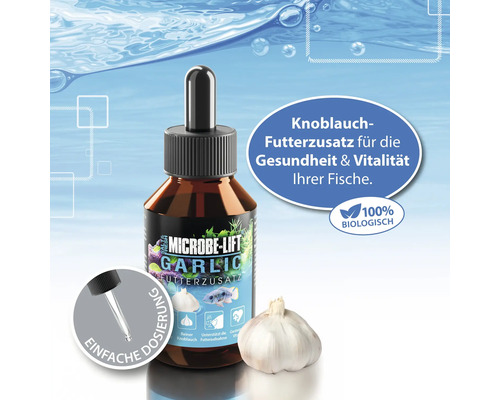 Microbe-Lift Garlic Futterzusatz für die Gesundheit und Vitalität von Fischen