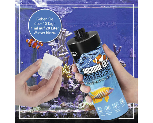 Microbe-Lift Artemiss Fischpflege zur Anwendung im Aquarium