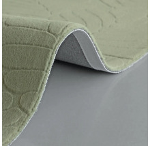 Badteppich mit Steinmuster aus Textil