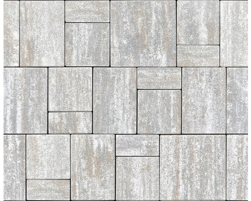 Verbundpflaster aus Beton in verschiedenen Formaten