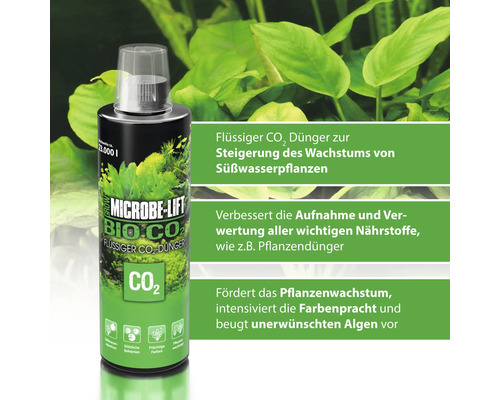 Microbe Lift Bio Co2 Flüssigdünger für Süßwasseraquarien