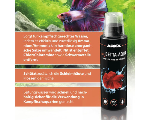 Arka MyBetta Aqua Wasseraufbereiter für Aquarien