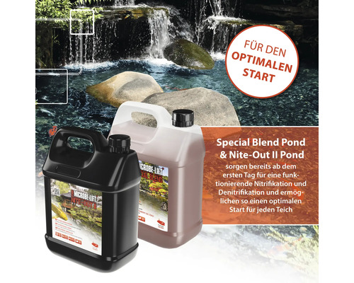 Microbe-Lift Special Blend Pond und Nite-Out II Pond für den optimalen Start eines Teiches