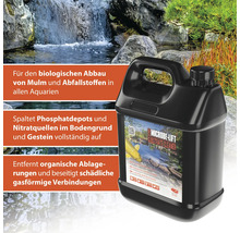 Teichpflege MICROBE-LIFT POND Teich Substrate Cleaner 5000 ml lebende Bakterien für den effektiven Abbau von Mulm und Abfallstoffen, klares Wasser
