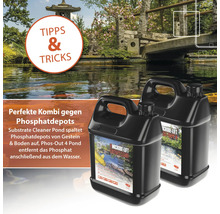 Teichpflege MICROBE-LIFT POND Teich Substrate Cleaner 5000 ml lebende Bakterien für den effektiven Abbau von Mulm und Abfallstoffen, klares Wasser