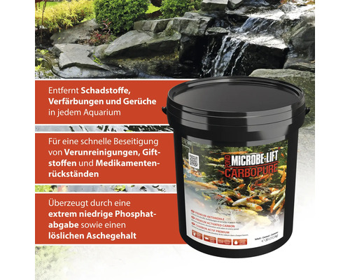 Microbe Lift Carbo Pure Aktivkohle im Eimer zur Wasserreinigung