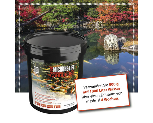 Microbe-Lift Carbopure Aktivkohle zur Wasseraufbereitung im Teich