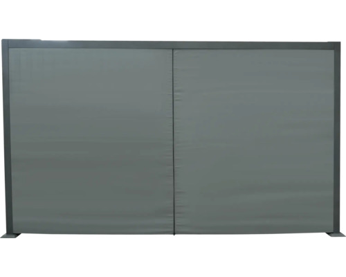 Graue Sichtschutzwand für den Außenbereich