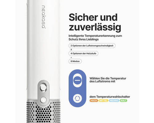 Neakasa Produktmerkmale: Sichere und zuverlässige Temperaturerkennung