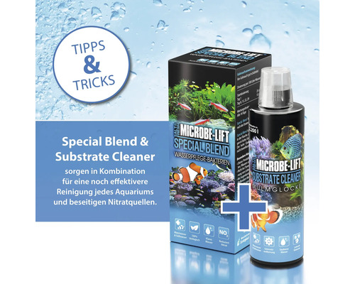 Microbe-Lift Special Blend und Substrate Cleaner für Aquarien