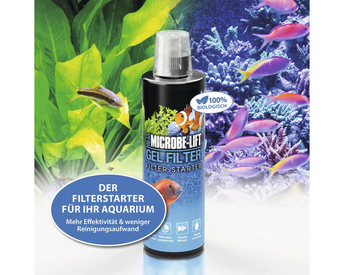 Microbe Lift Gel Filter Starter für Aquarien