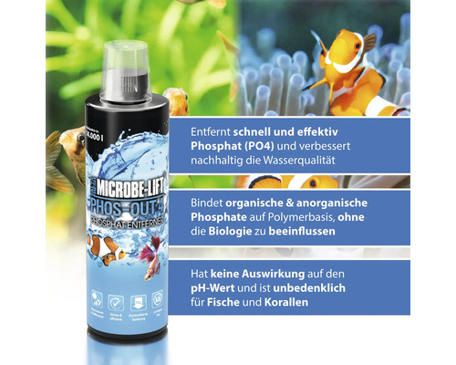 Microbe Lift Phos Out 4 Phosphat Entferner zur Reduzierung von Phosphat im Aquarium