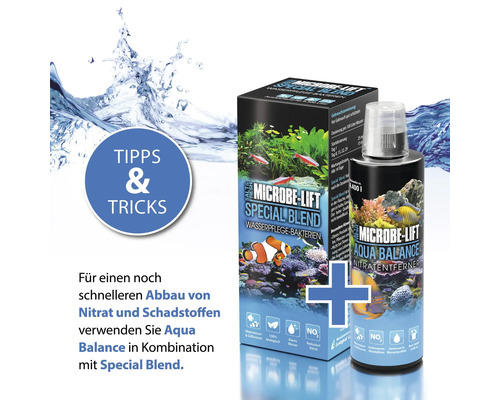 Microbe Lift Special Blend und Aqua Balance für Aquarien