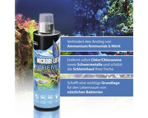 Microbe-Lift Xtreme Wasseraufbereiter für Aquarien, 400 Liter