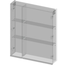 Spiegelschrank Devo Viva 2.0 rechts BxHxT 70x85x15 cm premium white supermatt