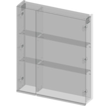 Spiegelschrank Devo Viva 2.0 rechts BxHxT 70x85x15 cm conifer green supermatt