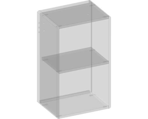 Regal mit zwei Fächern zur Wandmontage