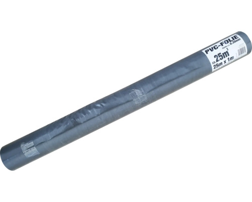 PVC Folie Rolle mit circa 25 qm und circa 0,3 Millimeter Stärke