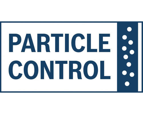 Symbol für Partikelkontrolle