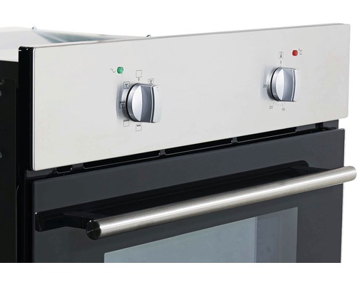 Nahaufnahme eines Backofens mit Drehknöpfen