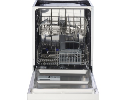 Innenraum eines Geschirrspülers mit Geschirrkörben