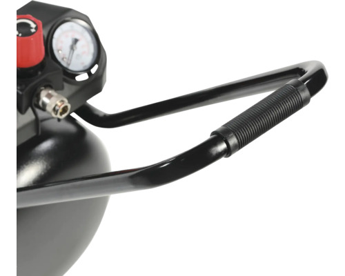 Detailansicht des Tragegriffs eines Kompressors