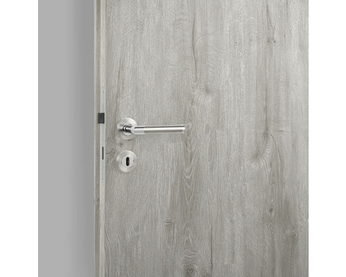 Holztür mit Türgriff