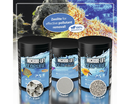 Microbe-Lift Zeolith zur Schadstoffentfernung für Meer- und Süßwasseraquarien in verschiedenen Körnungen
