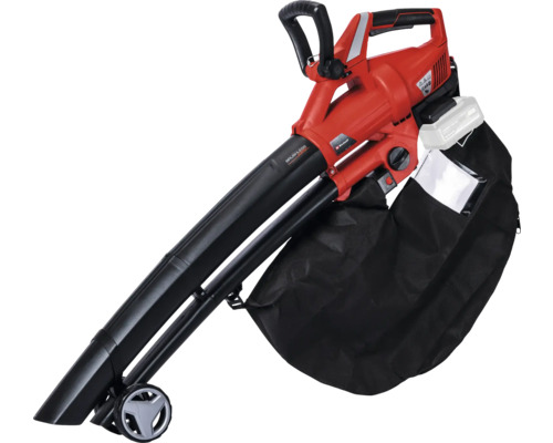 Laubsauger mit Fangsack und Rädern