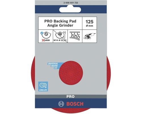 PRO Schleifteller für Winkelschleifer, 125 mm Durchmesser
