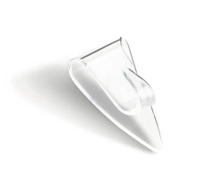 Transparenter Klebehaken