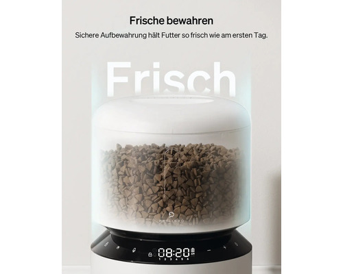 Petlibro Futterautomat für Hunde und Katzen mit digitaler Zeitanzeige