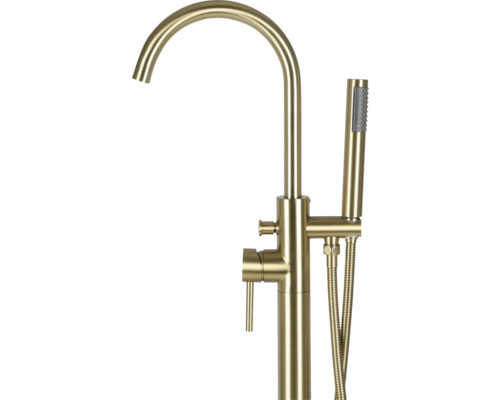 Freistehende Badewannenarmatur mit Handbrause