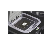 Batterieanzeige mit geöffnetem Deckel