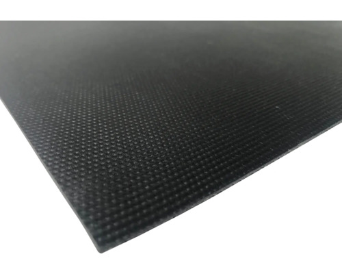 Schwarze Gummimatte mit feiner Textur für den Boden