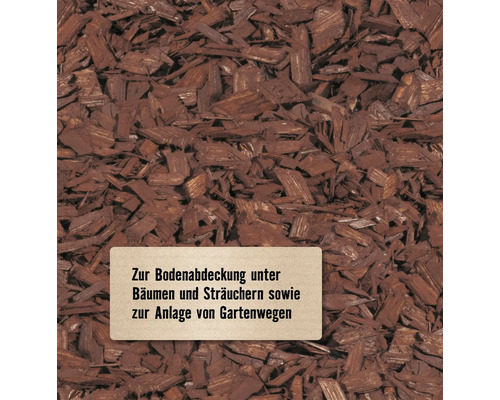 Rindenmulch zur Bodenabdeckung und für Gartenwege