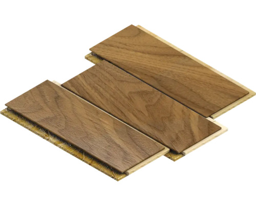 Drei Holzlaminat Paneele